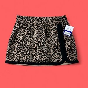 JoyLab Leopard Print Mini Skort